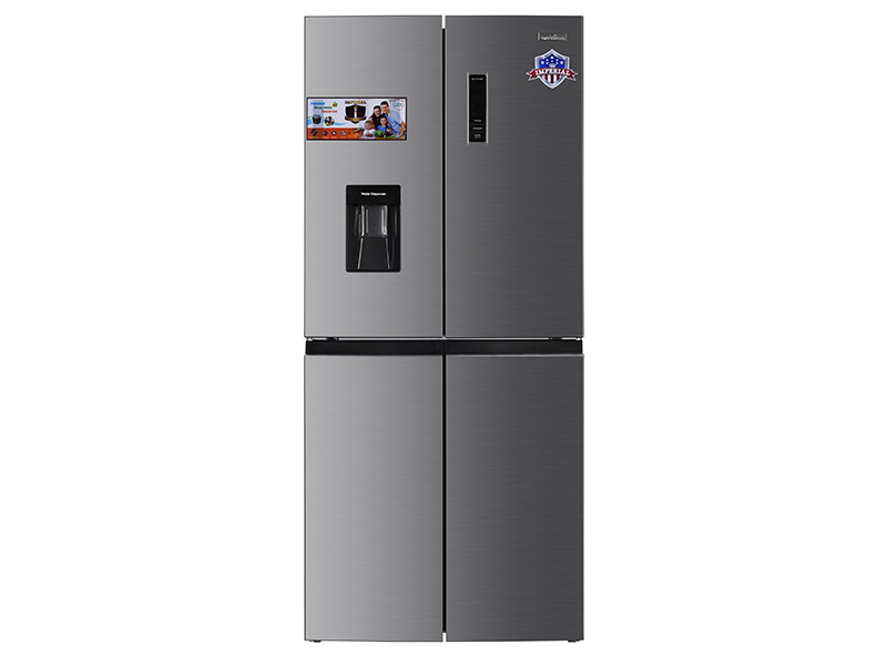 4-Door French Door Inverter Refrigerator with Water Dispenser & Digital Display